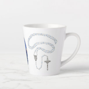 De Café Latte Mary e a caneca Rosary