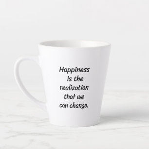 De Café Latte Podemos Mudar A Caneca Lateral