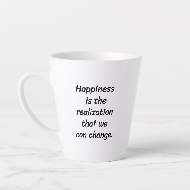 De Café Latte Podemos Mudar A Caneca Lateral (Esquerda)