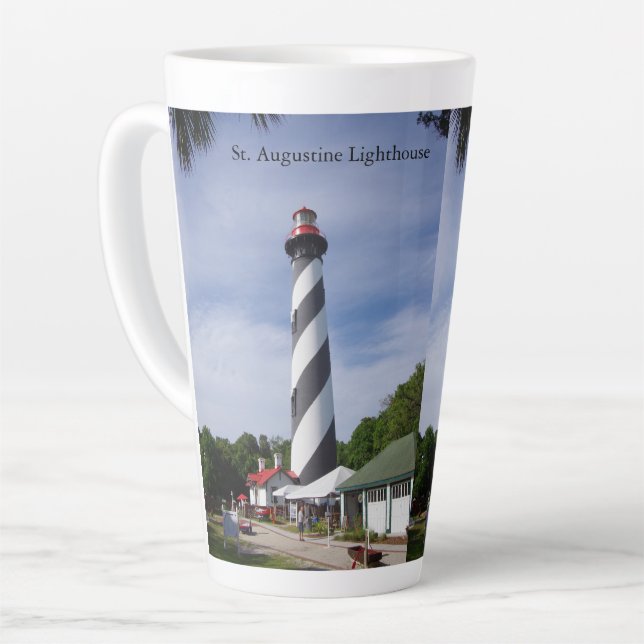 De Café Latte Rua, Agostinho, Lighthouse, caneca (Ângulo esquerdo)