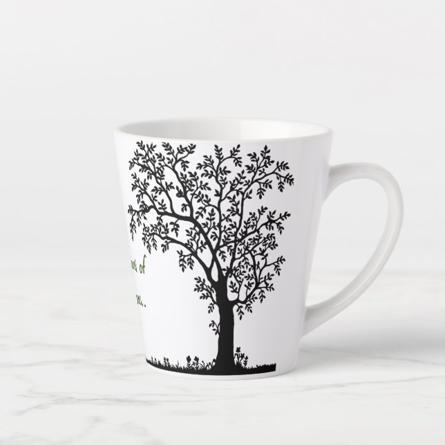 De Café Latte Salmos 1:3a Caneca Latente (Direita)