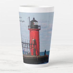 De Café Latte South Haven South Pierhead Latite caneca
