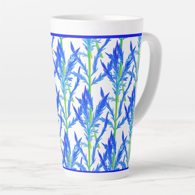 De Café Latte Tansy (L) em uma caneca latta grande (Ângulo direito)
