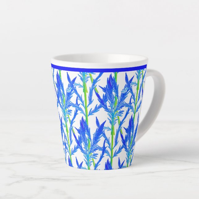 De Café Latte Tansy (L) em uma pequena caneca latta (Ângulo direito)