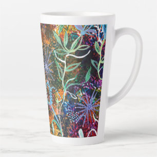 De Café Latte Toca alta, caneca colorida!