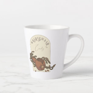 De Café Latte Vintage pomegranate caneca personalizada