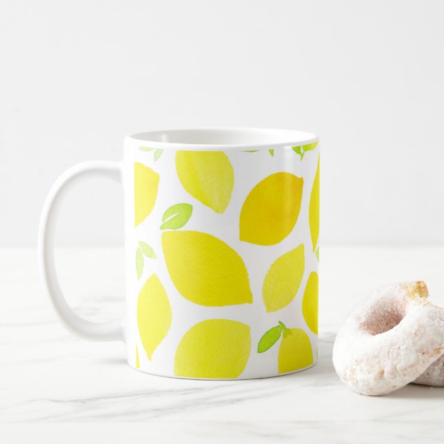 De Café Léguas cegas chá restaurante caneca (Com Donut)