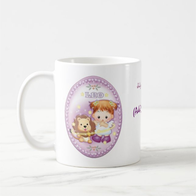 De Café Leo - caneca personalizada do zodíaco (Esquerda)