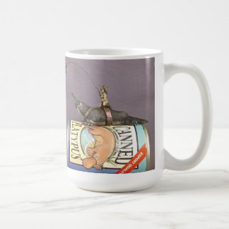 De Café libby em um platypus em uma caneca