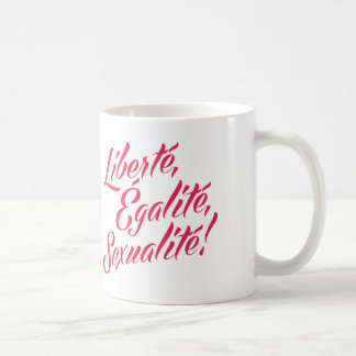 De Café Liberté, égalité, sexualité! Caneca clássica