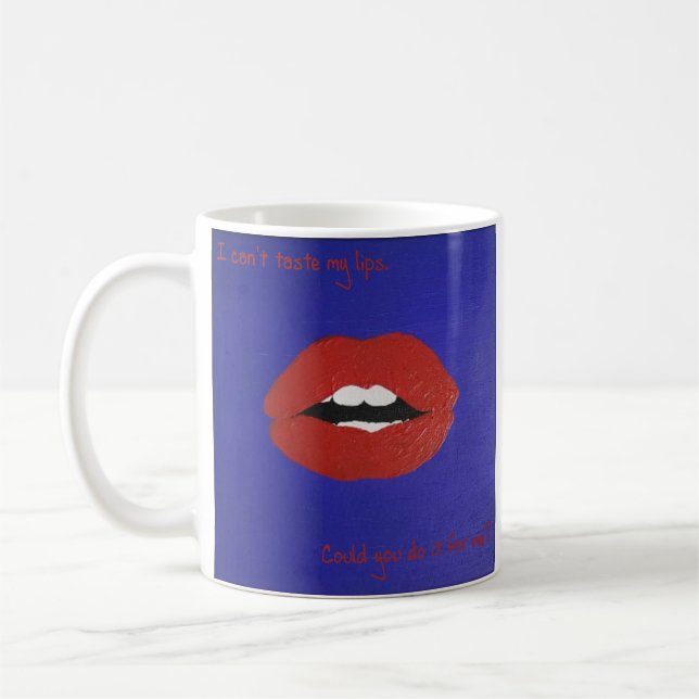 De Café Linhas Clichês para Caneca do Dia dos Namorados (Esquerda)