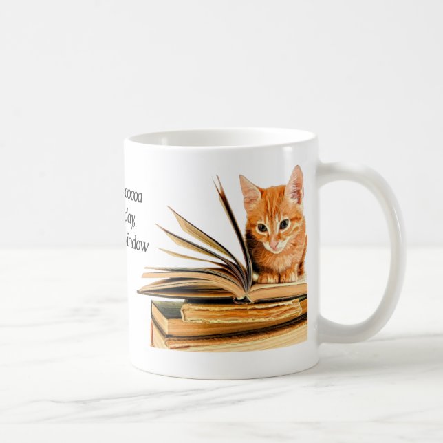 De Café Livros e caneca do gatinho (Direita)