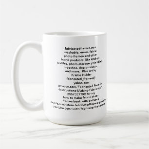 De Café logotipo da fabricatedframes.com Caneca