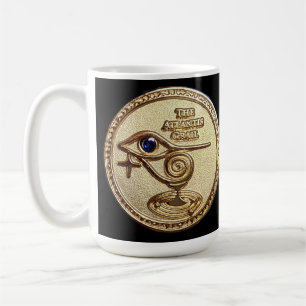 De Café Logotipo Dourado TAG - Clássica caneca preta