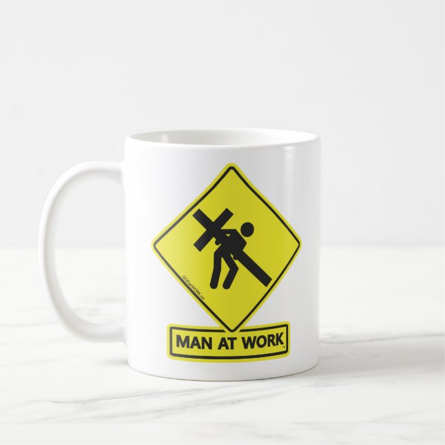De Café M.A.W. Caneca (com texto) (Esquerda)