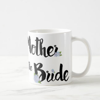 De Café Mãe da caneca da noiva - Hydrangeas roxos