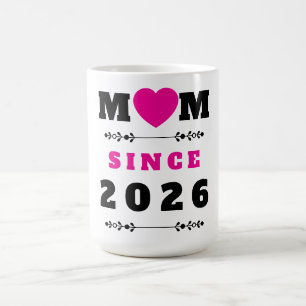 De Café Mãe Desde 2026 Caneca Minimalista Elegante
