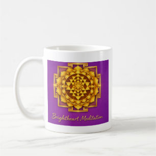 De Café Maha Sri Yantra Caneca