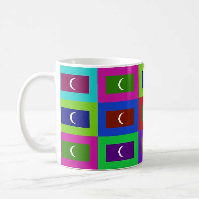 De Café Maldives Multihue embandeiram a caneca (Esquerda)