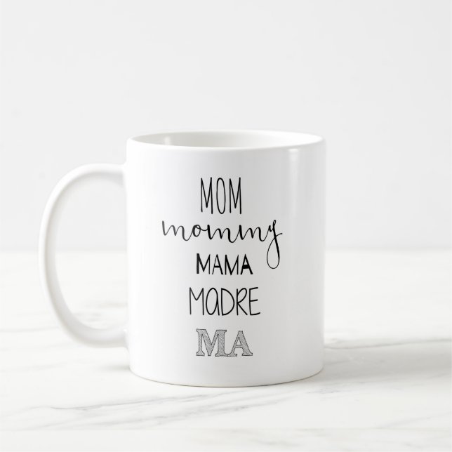 De Café Mama Madre Mãe Caneca das mamães da mamã (Esquerda)