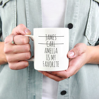 De Café Mamãe É Minha Caneca Favorita Personalizada Nome d