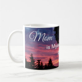 De Café Mamãe é uma citação misteriosa com caneca do nasce