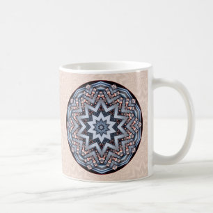 De Café Mandala dobrada do costume dos ângulos • Caneca