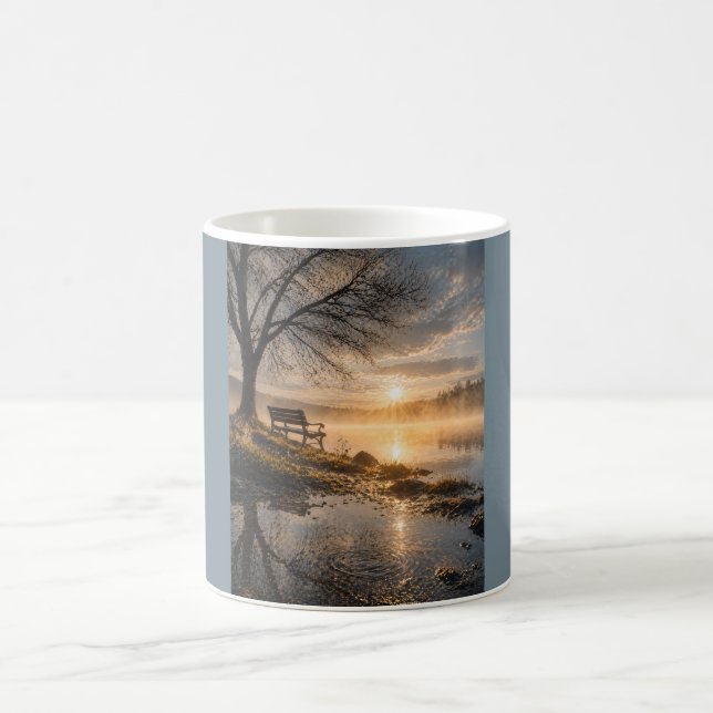 De Café “Manha, Não Dita” Caneca do Nascer do Sol Sereno (Centro)