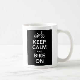 De Café Mantenha a calma e Bike na caneca