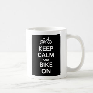 De Café Mantenha a calma e Bike na caneca