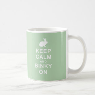 De Café Mantenha a calma & o Binky na caneca