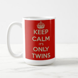 De Café Mantenha a calma que é somente caneca dos gêmeos