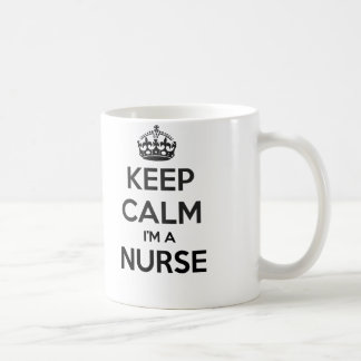 De Café Mantenha a calma que eu sou uma caneca do branco