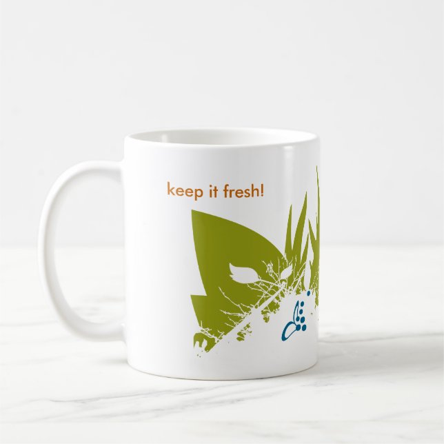 De Café mantenha-o grande caneca fresca (Esquerda)