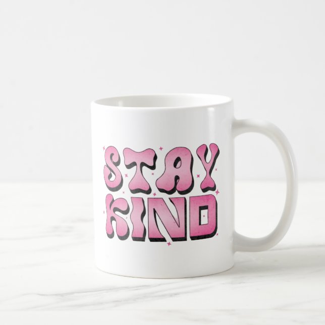 De Café Mantenha-se | Engraçado | Caneca personalizada | Q (Direita)