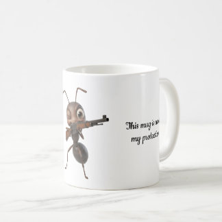 De Café Mãos Fora da Minha Caneca Funny Ant Poster | Amant