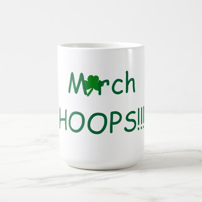 De Café Marcha HOOPS Basquete Humor 15 oz. Caneca (Centro)