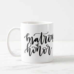 De Café Matrona da caneca da caligrafia da honra