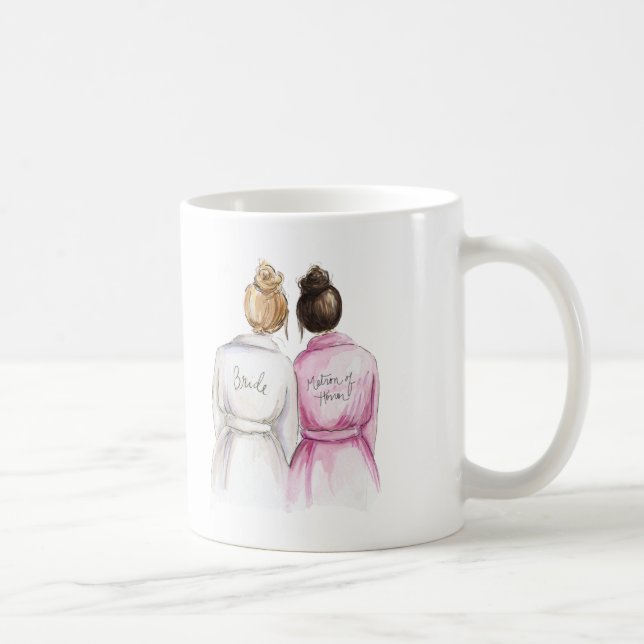 De Café Matrona da honra? Da noiva escura do Bl da caneca (Direita)