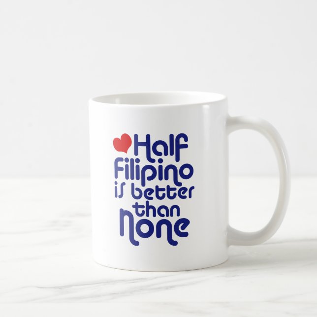 De Café Meio filipino... Caneca (Direita)