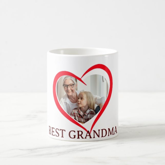 De Café Melhor Avó Caneca Personalizada com Foto (Centro)