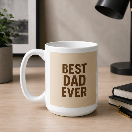 De Café Melhor Pai do Mundo ☕ | Caneca Significativa para 