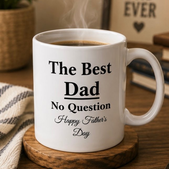 De Café Melhor Pai Sem Dúvida Caneca do Dia dos Pais (Criador carregado)