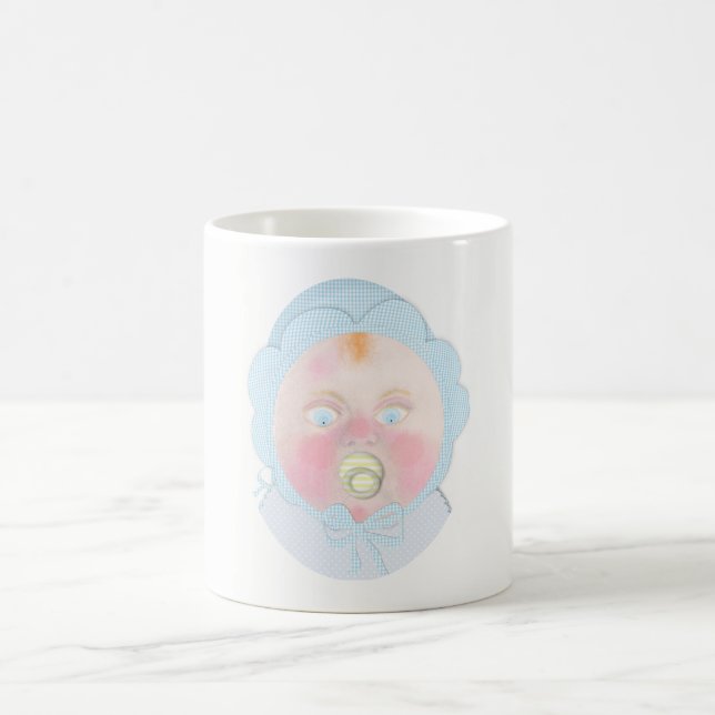 De Café Menino Bebê Caneca por ORDesigns. (Centro)