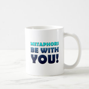 De Café Metáforas Fiquem Com Você Caneca Divertida