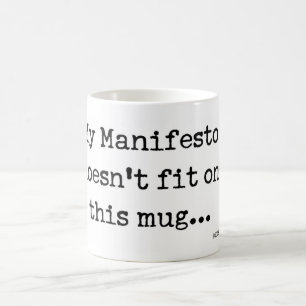 De Café Meu manifesto não cabe a caneca