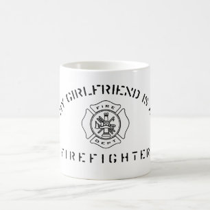De Café Meu namorada é uma caneca do sapador-bombeiro