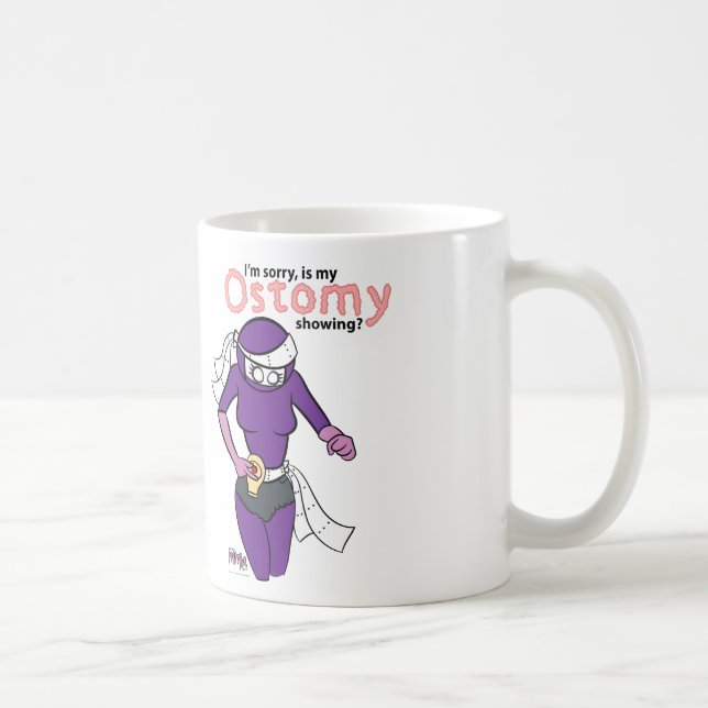 De Café Meu ostomy está mostrando? Caneca (Direita)
