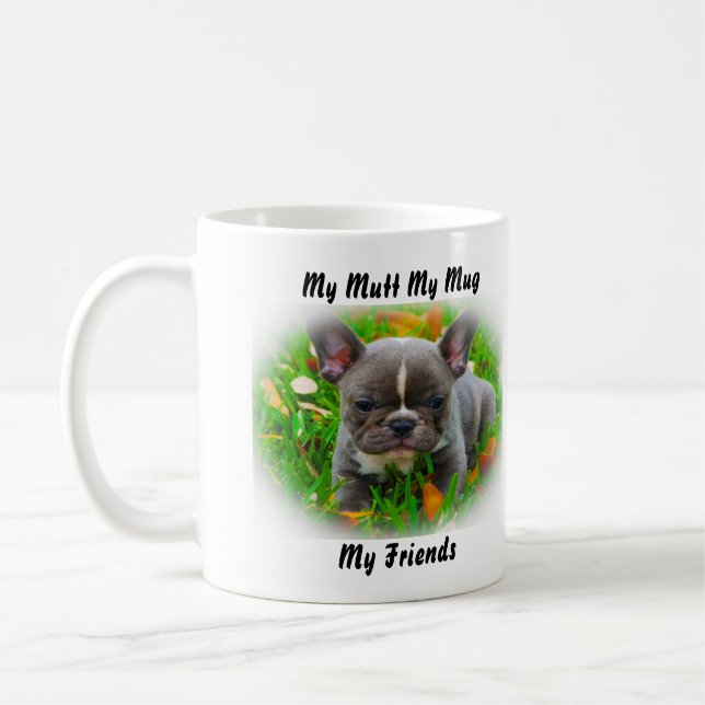 De Café Meu Vira-Lata Minha Caneca Meus Amigos. (Esquerda)