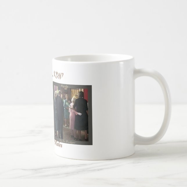 De Café Michelle Obama & a caneca da rainha (Direita)